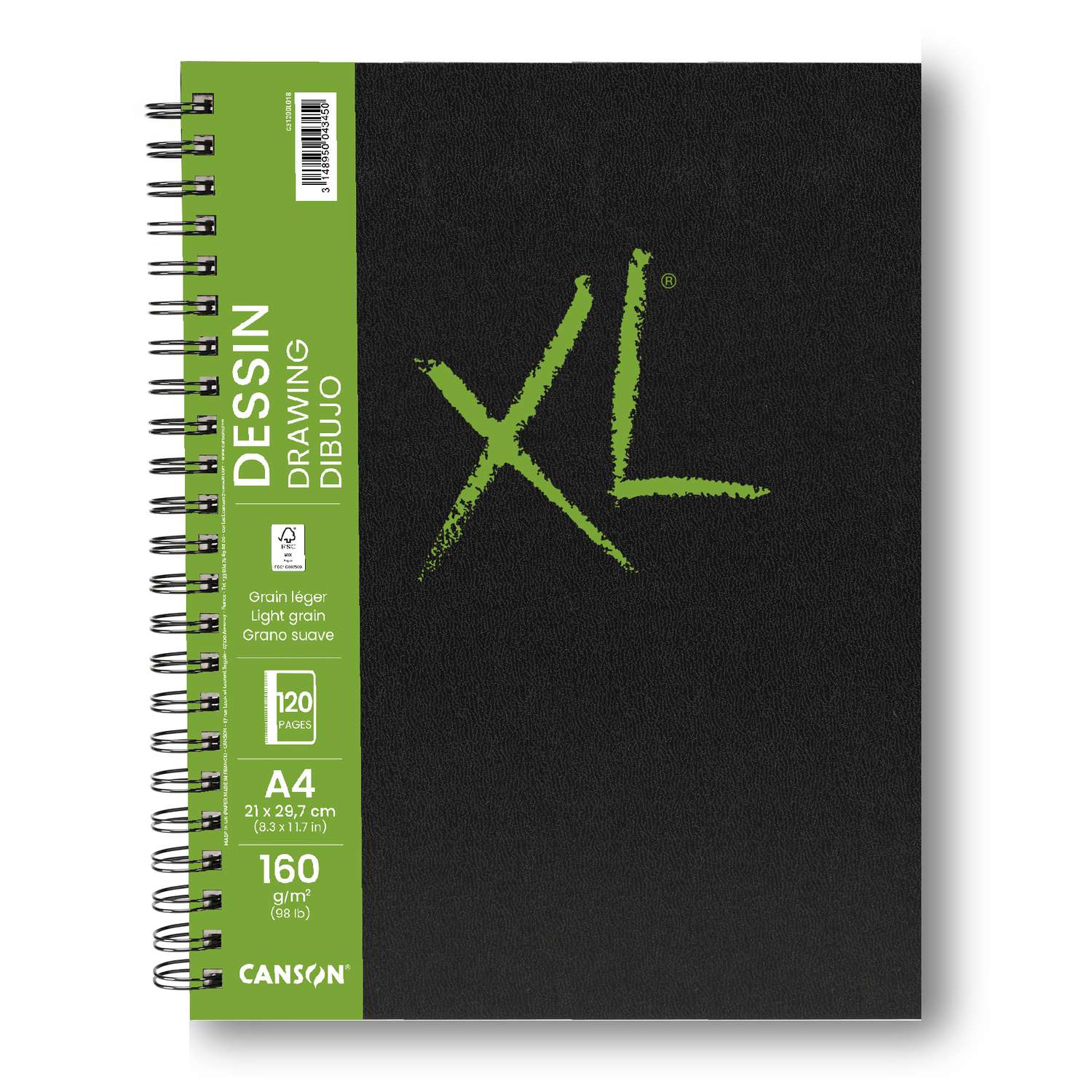 CANSON® | XL® DRAWING Sketchbooks — spiral ○ 160 gsm | 50,000+
